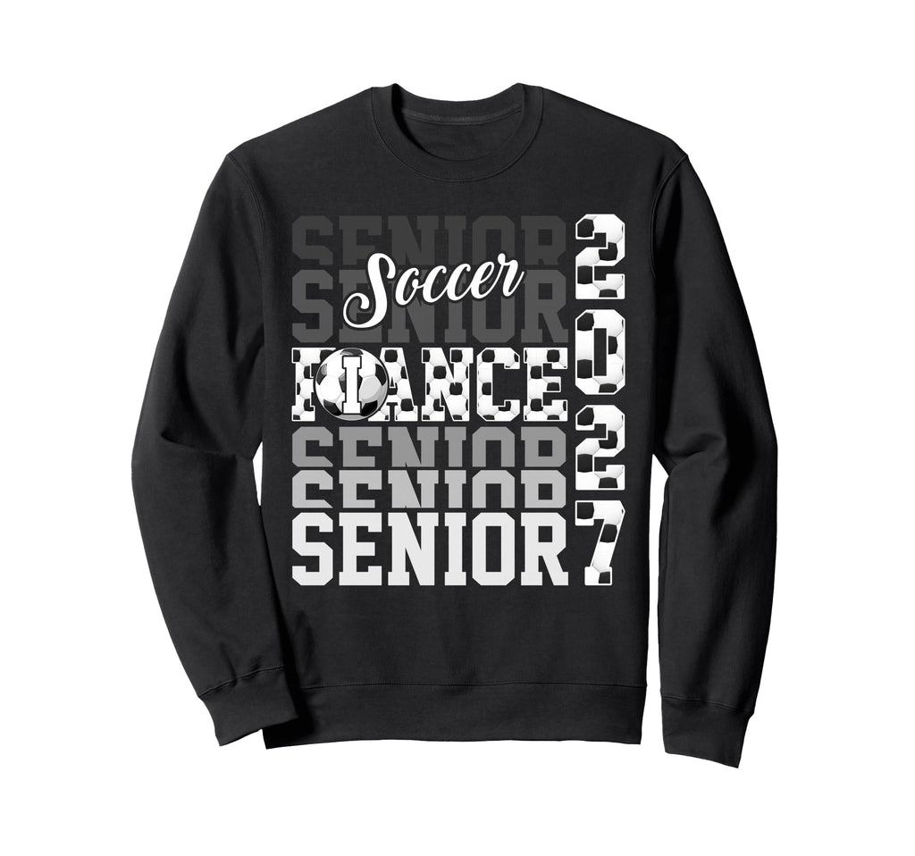 Senior 2027 Soccer Fiance Proud Sweatshirt - Custom Art Print Unisex