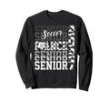 Senior 2027 Soccer Fiance Proud Sweatshirt - Custom Art Print Unisex