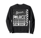 Senior 2027 Soccer Fiance Proud Sweatshirt - Custom Art Print Unisex