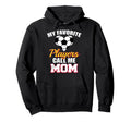My Favorite Players Call Me Mom Funny Hoodie - Streetwear Style for Adults