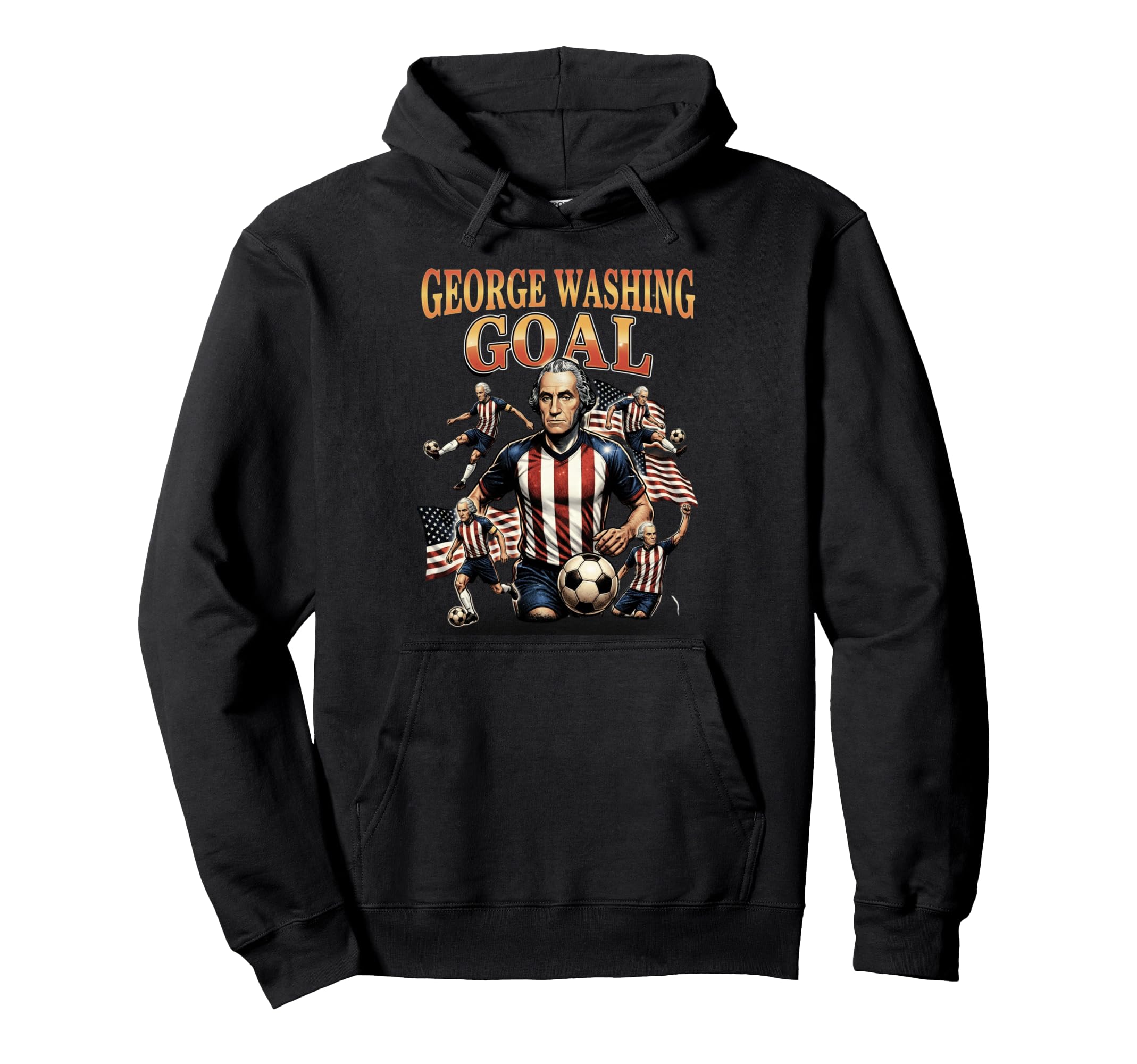 George Washing Goal Funny George Hoodie - Casual Everyday Wear Unisex