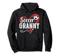 Soccer Granny Heart Grandma Granny Hoodie - Unique Graphic Men Women