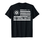 Football Soccer Coach Us American Flag T-Shirt - Graphic Print for Adults