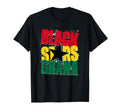 Black Stars Ghana Funny African T-Shirt - Casual Everyday Wear Unisex