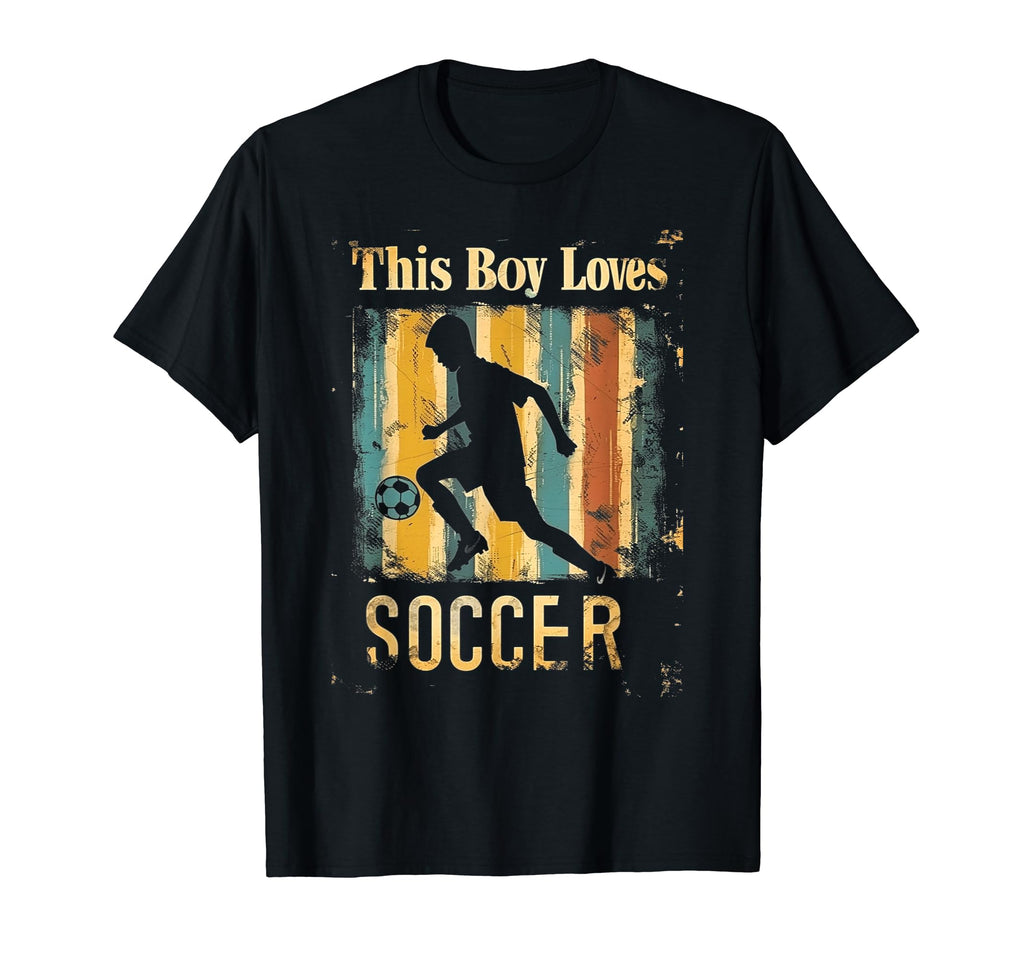 Soccer This Loves Soccer Sports Fan T-Shirt - Graphic Print Unisex