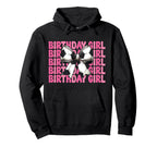 Birthday Soccer Coquette Bow Hoodie - Minimalist Print Men Women