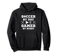 Soccer Day Gamer Night Soccer Player Gifts Hoodie - Graphic Print Men Women
