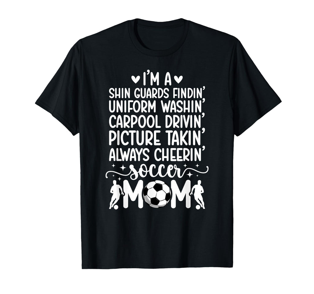 Im Soccer Mom Soccer Player Mama Soccer T-Shirt - Graphic Print Unisex
