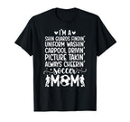 Im Soccer Mom Soccer Player Mama Soccer T-Shirt - Graphic Print Unisex