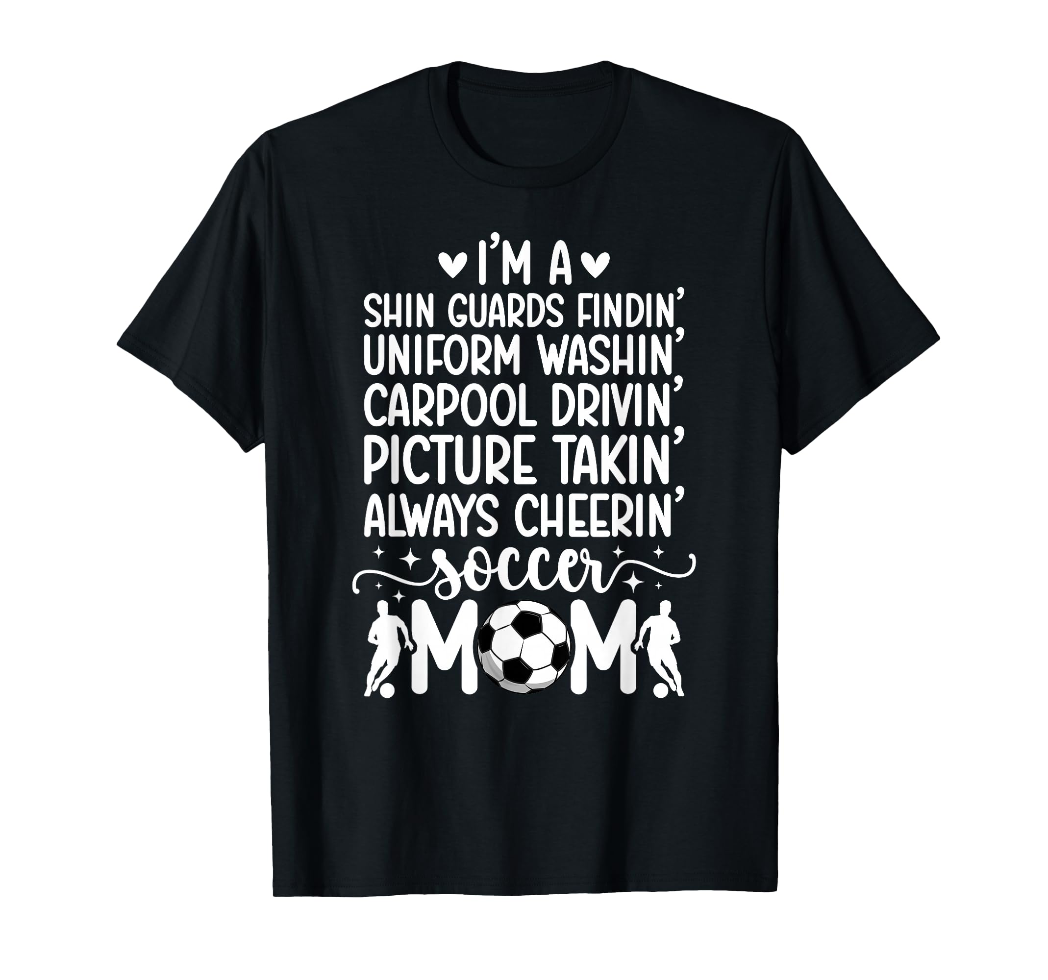 Im Soccer Mom Soccer Player Mama Soccer T-Shirt - Graphic Print Unisex