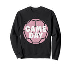 Soccer Game Day Soccer Player Sweatshirt - Casual Everyday Wear Unisex