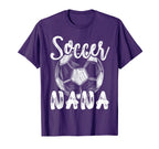 Soccer Nana Family Matching Team T-Shirt - Minimalist Print Men Women