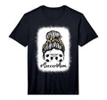 Mens Bleached Soccer Mom Leopard And T-Shirt - Streetwear Style Men Women