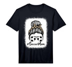 Mens Bleached Soccer Mom Leopard And T-Shirt - Streetwear Style Men Women