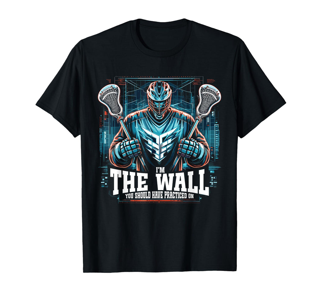 Funny Lacrosse Lacrosse Goalie Lax T-Shirt - Aesthetic Graphic for Adults
