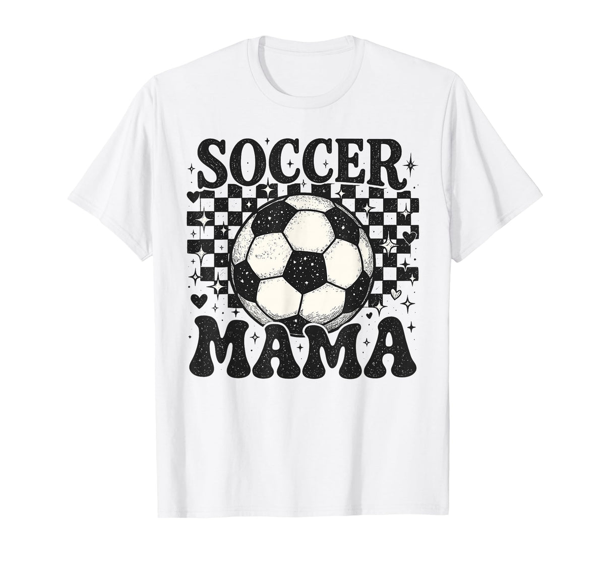Soccer Mama Game Day Trendy Sports Mom T-Shirt - Trendy Graphic for Adults