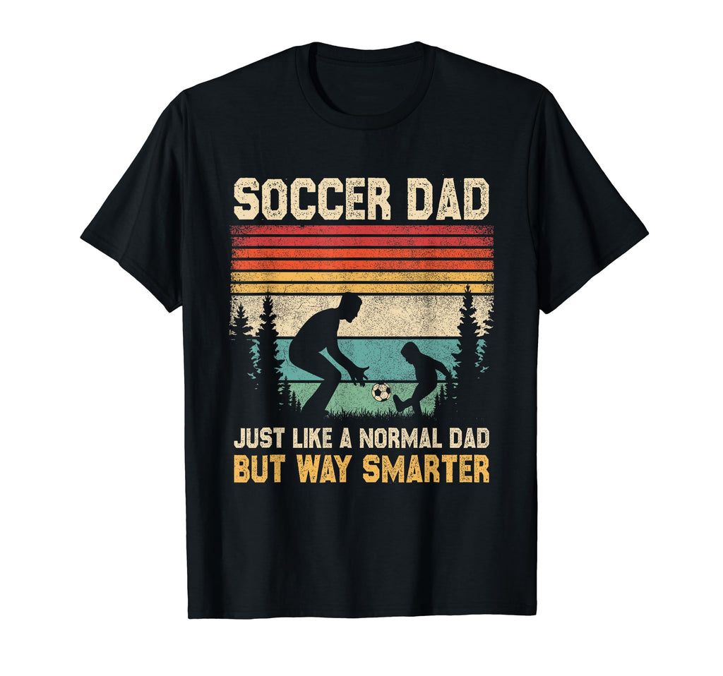 Soccer Ball Enthusiast Sportsman Dad Coach T-Shirt - Graphic Print Unisex