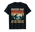 Soccer Ball Enthusiast Sportsman Dad Coach T-Shirt - Graphic Print Unisex