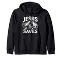 C J S Religious Christian Soccer Hoodie - Minimalist Print Men Women