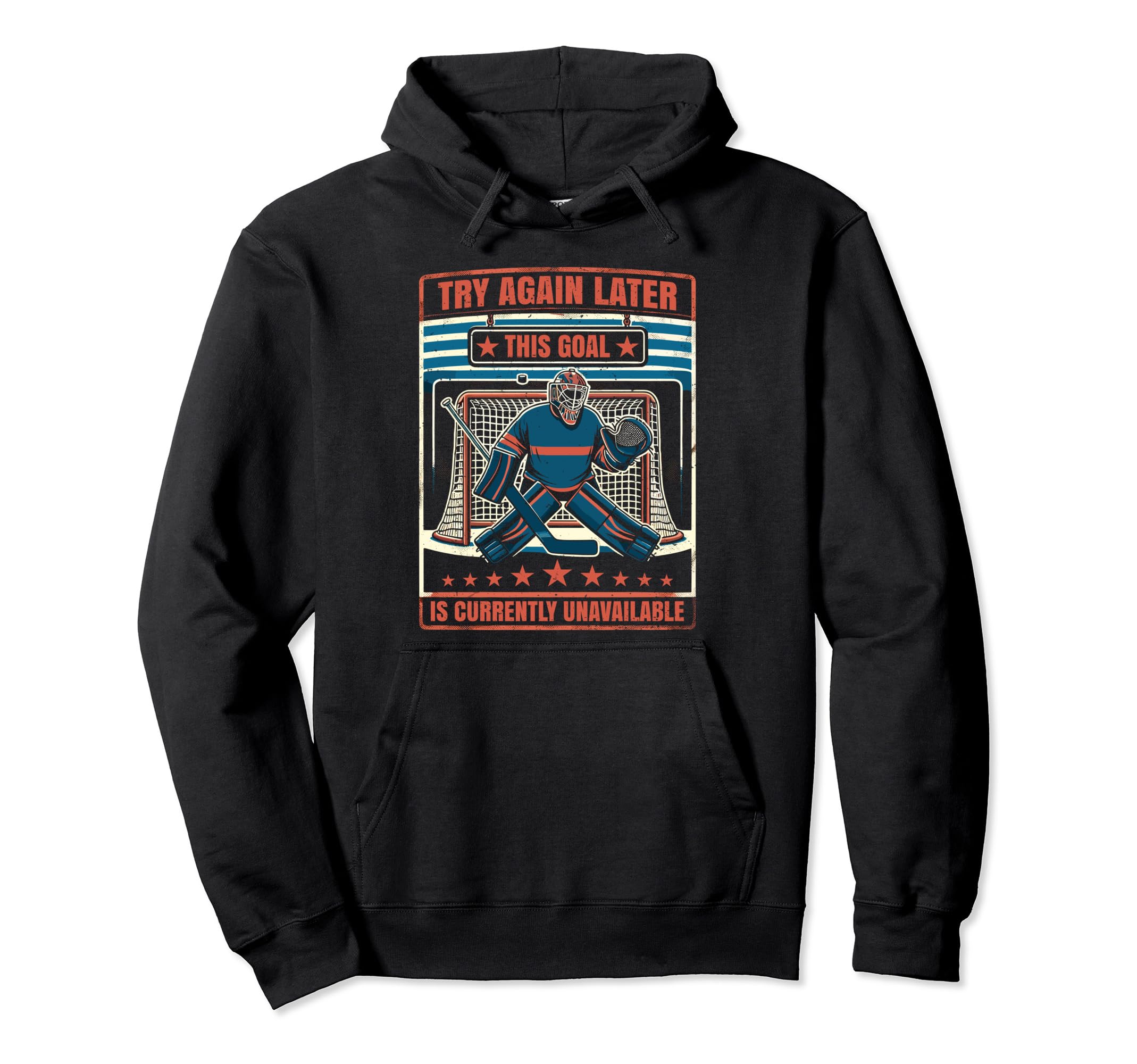 Goalie Ice Hockey Goalie Hoodie - Casual Everyday Wear Men Women