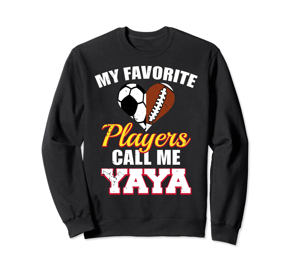 My Favorite Players Call Me Yaya Sweatshirt - Trendy Graphic for Adults
