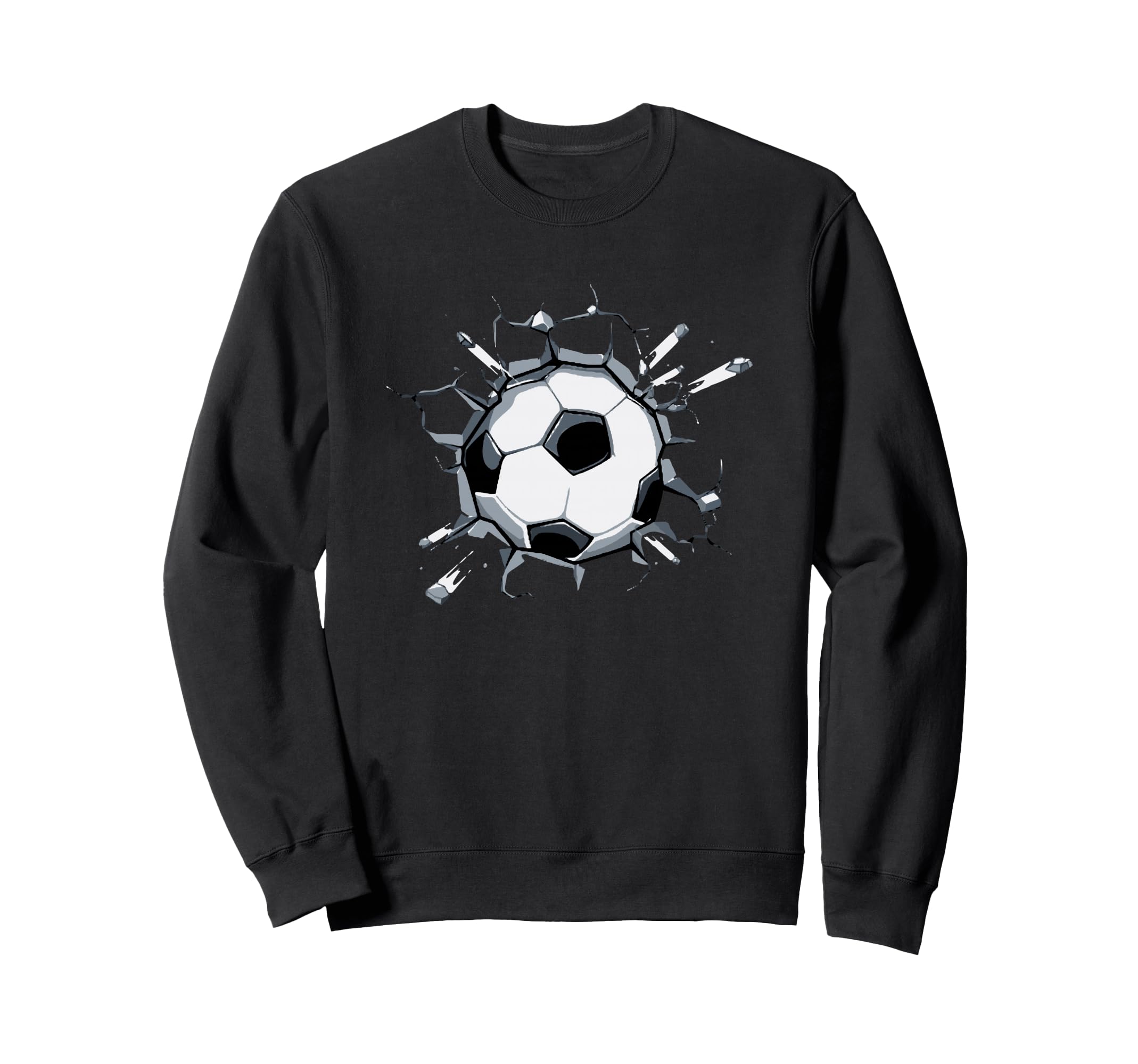 Soccer Ball 3D And Soccer 2026 Sweatshirt - Graphic Print Unisex
