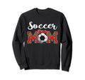Soccer Mom Leopard Game Day Mom Sweatshirt - Fun Novelty Design Unisex