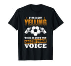 Trainer Coaching Soccer Coach Mom Dad Voice T-Shirt - Graphic Print Unisex