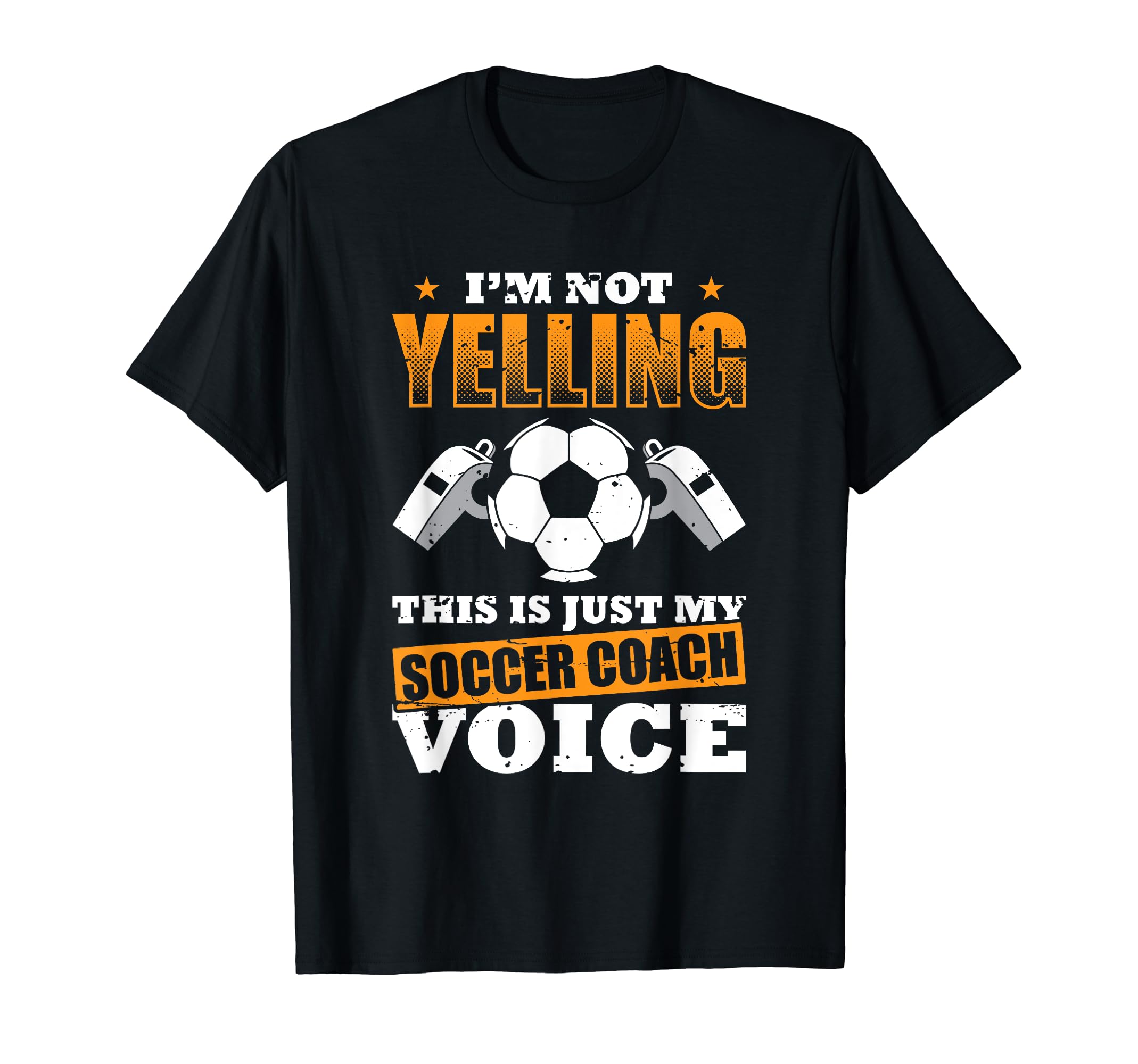 Trainer Coaching Soccer Coach Mom Dad Voice T-Shirt - Graphic Print Unisex