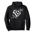 Football Heartbeat Pulse Soccer Lover Art Hoodie - Unique Graphic Men Women