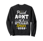 Proud Aunt Soccer Senior 2026 Sweatshirt - Fun Novelty Design Men Women