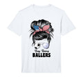 Mens Busy Raising Ballers Volleyball T-Shirt - Minimalist Print Men Women