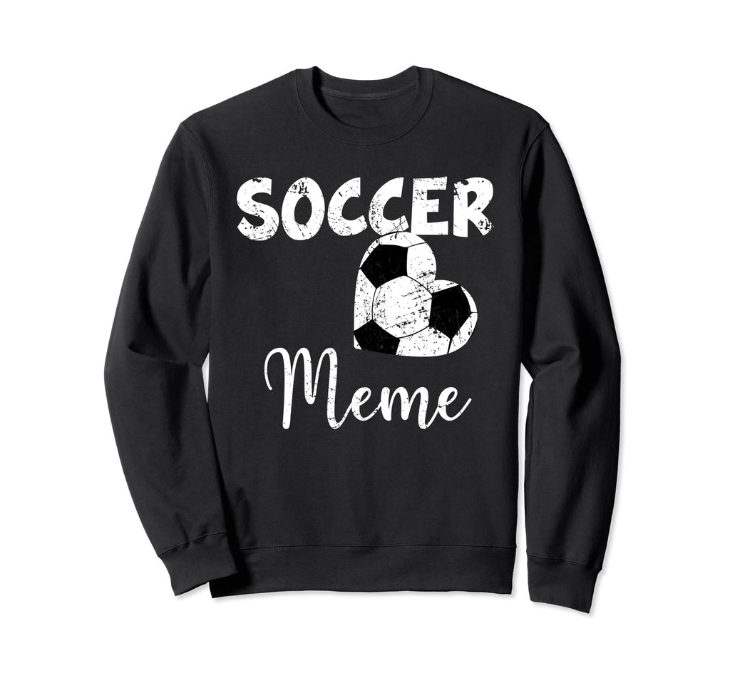 Soccer Heart Soccer Meme Sweatshirt - Trendy Graphic Men Women