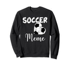 Soccer Heart Soccer Meme Sweatshirt - Trendy Graphic Men Women
