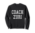 Coach Zuri Custom Football Soccer Sweatshirt - Aesthetic Graphic Unisex