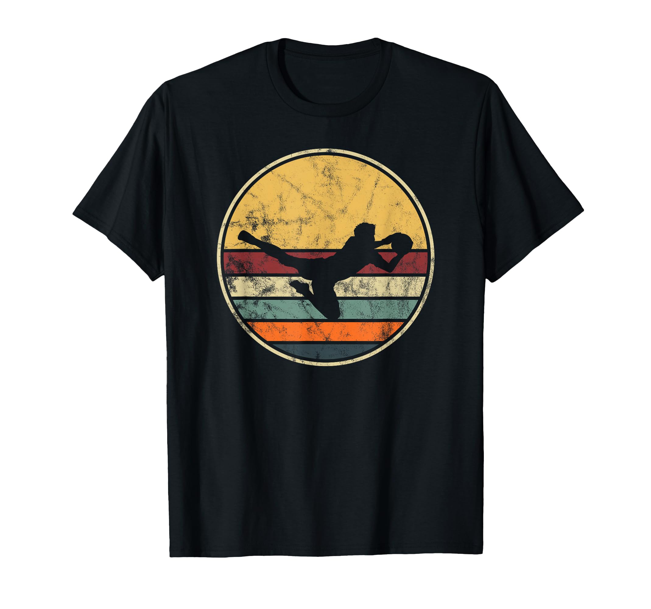 Goalkeeper Distressed Soccer Jersey T-Shirt - Fun Novelty Design Unisex