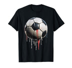 Soccer Ball Football Player And Fan T-Shirt - Aesthetic Graphic for Adults