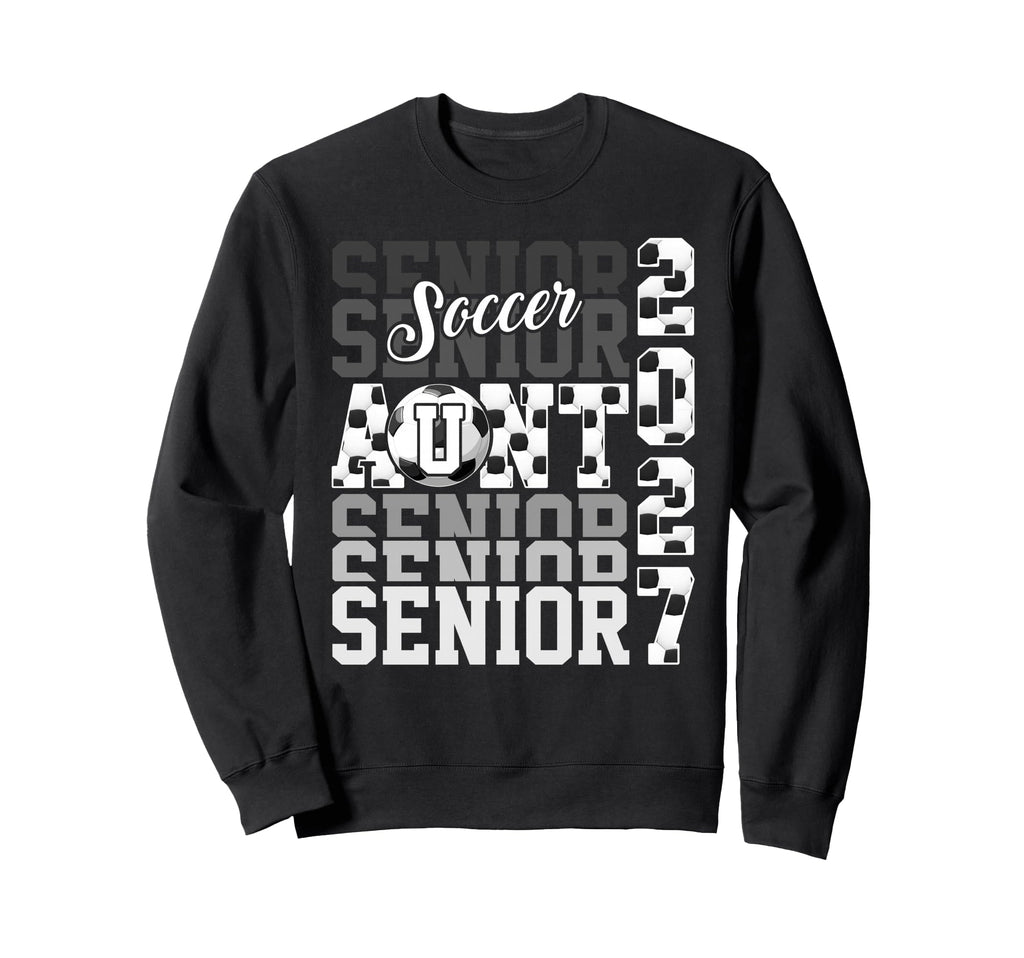 Senior 2027 Soccer Aunt Proud Family Sweatshirt - Streetwear Style Unisex