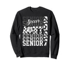 Senior 2027 Soccer Aunt Proud Family Sweatshirt - Streetwear Style Unisex