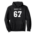 Number 67 Biggest Fan Sport Spirit Hoodie - Aesthetic Graphic for Adults