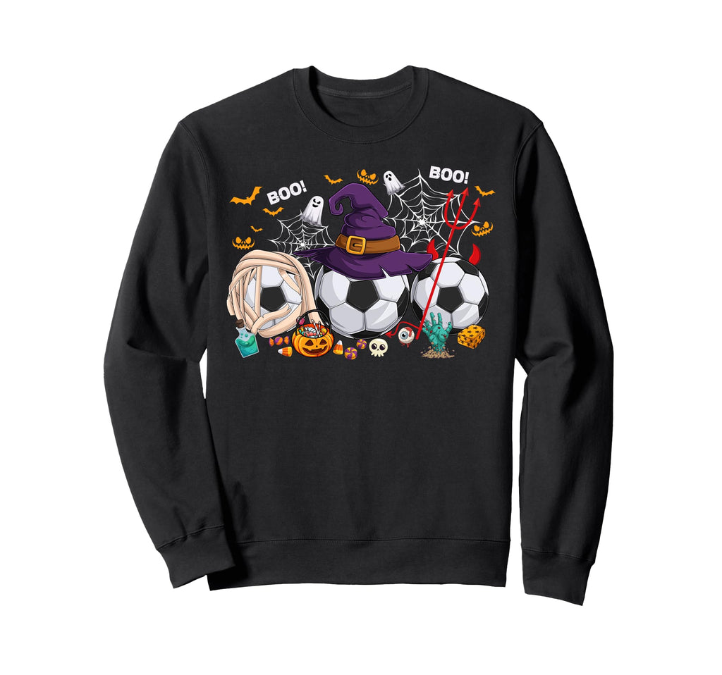 Spooky Season Soccer Players Soccer Sweatshirt - Custom Art Print Unisex