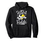 My Heart Is Those Fields Funny Soccer Hoodie - Graphic Print Men Women