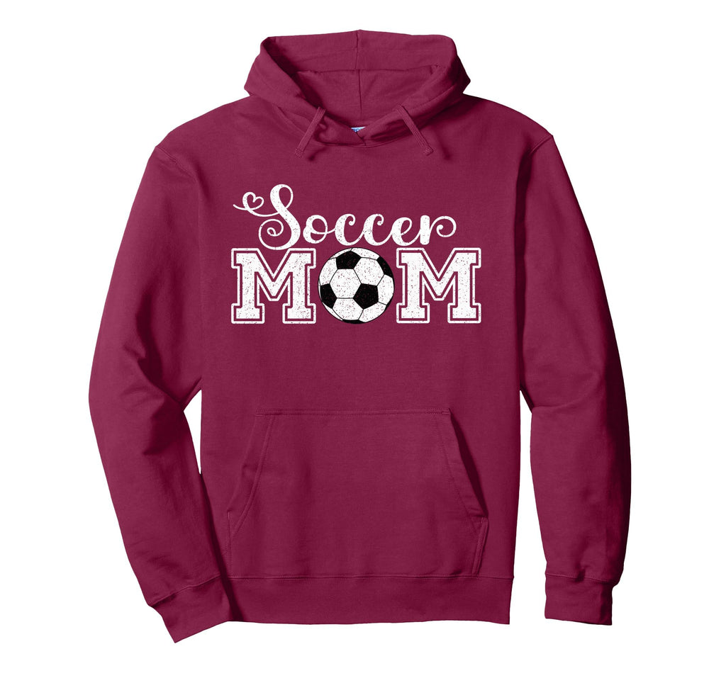 Soccer Mom Soccer Mama Checkered Hoodie - Trendy Graphic for Adults
