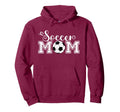 Soccer Mom Soccer Mama Checkered Hoodie - Trendy Graphic for Adults