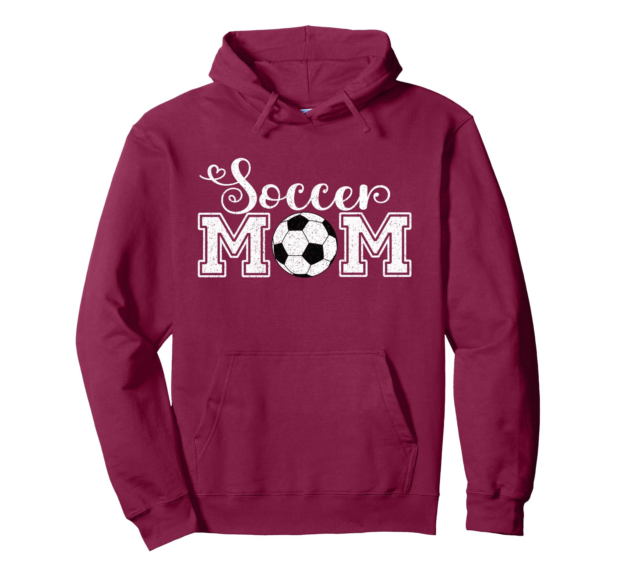 Soccer Mom Soccer Mama Checkered Hoodie - Trendy Graphic for Adults