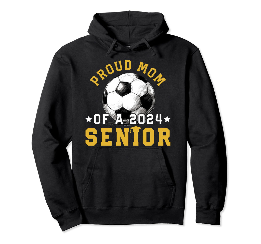 Class 2024 Mom Soccer Senior 2024 Hoodie - Graphic Print Men Women