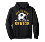 Class 2024 Mom Soccer Senior 2024 Hoodie - Graphic Print Men Women