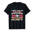 Funny I Didnt Plan Becoming Soccer T-Shirt - Aesthetic Graphic for Adults
