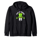 Soccer Team Striker St Patricks Day Hoodie - Custom Art Print for Adults