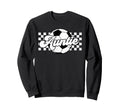 Soccer Auntie Aunt Lover Family Sweatshirt - Minimalist Print Unisex